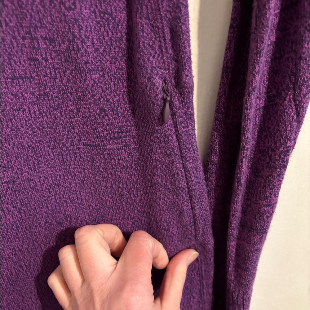 EUC Athleta Sochi Cowl Neck Sweater Vest | Purple (raspberry) | Size Medium - Picture 5 of 14